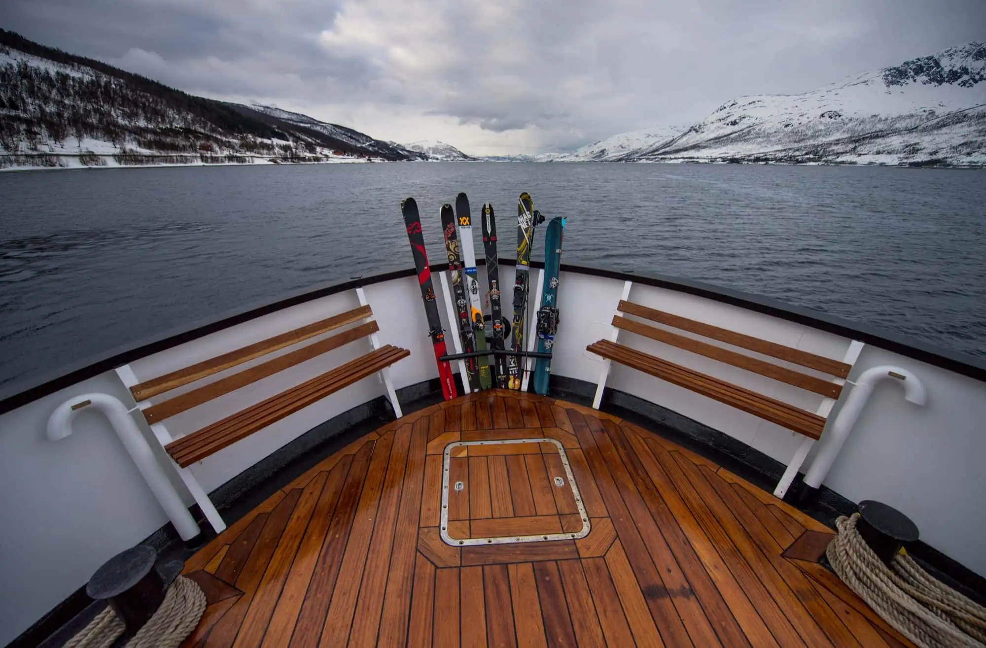 Arctic ski & sail on a classic yacht – Norwegian Adventure Company