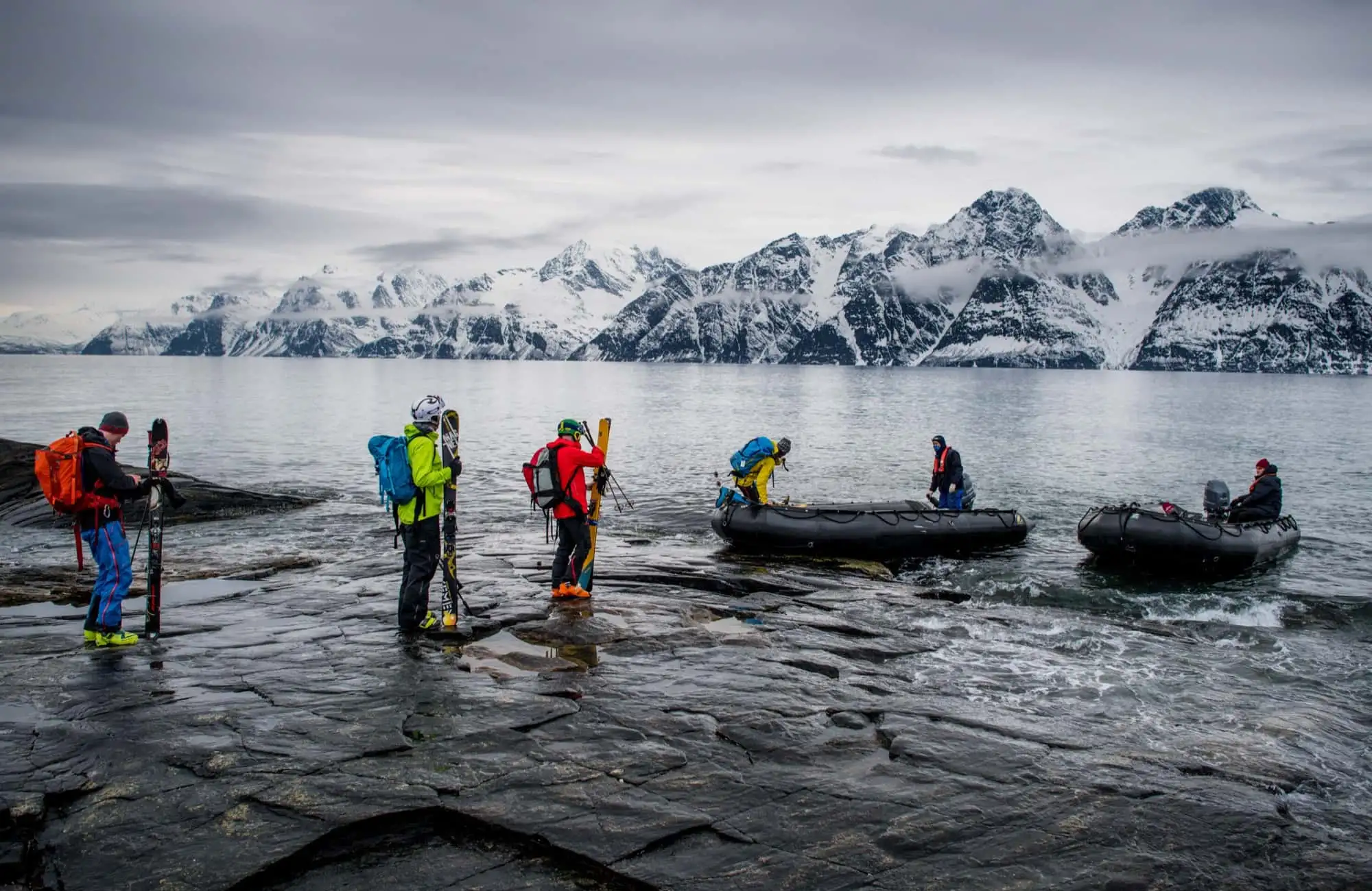 Arctic ski & sail on a classic yacht – Norwegian Adventure Company