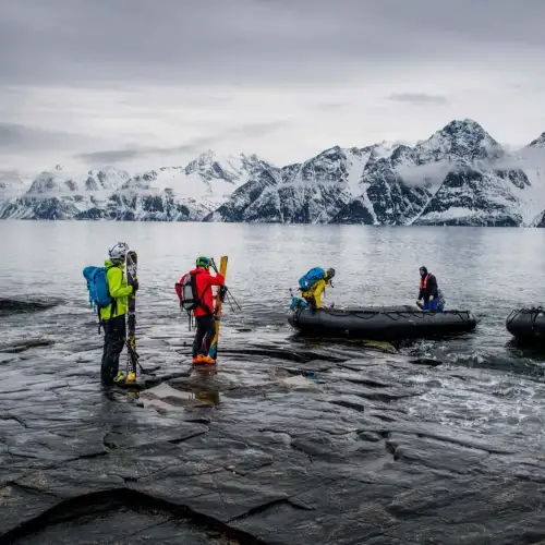 Arctic ski & sail on a classic yacht – Norwegian Adventure Company
