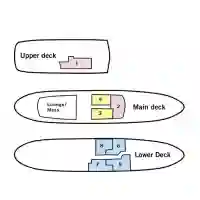 Deck plan and cabins​ – Norwegian Adventure Company