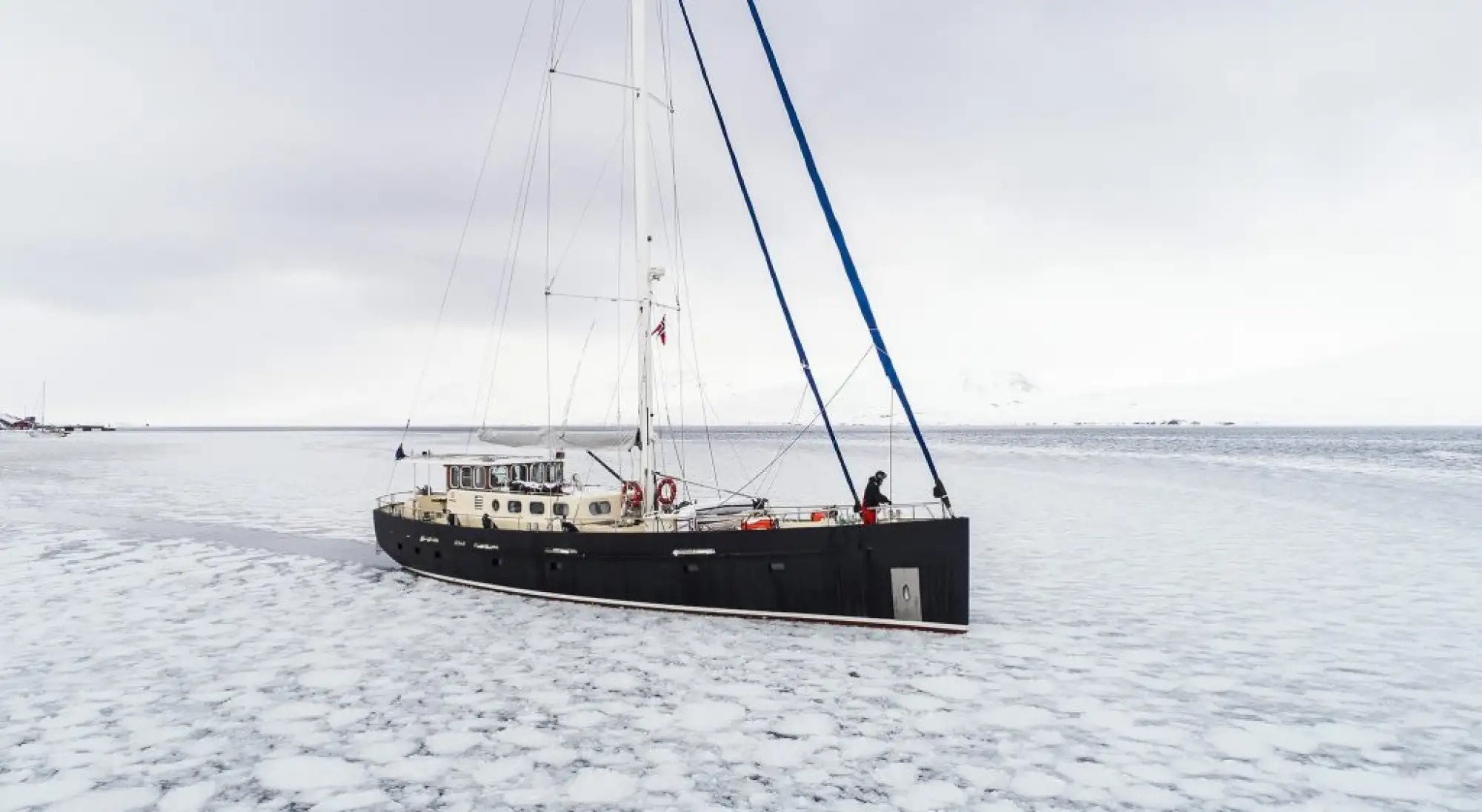 Arctic ski & sail on a classic yacht – Norwegian Adventure Company